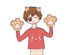 一只喵喵叫的望仔_绘画作品