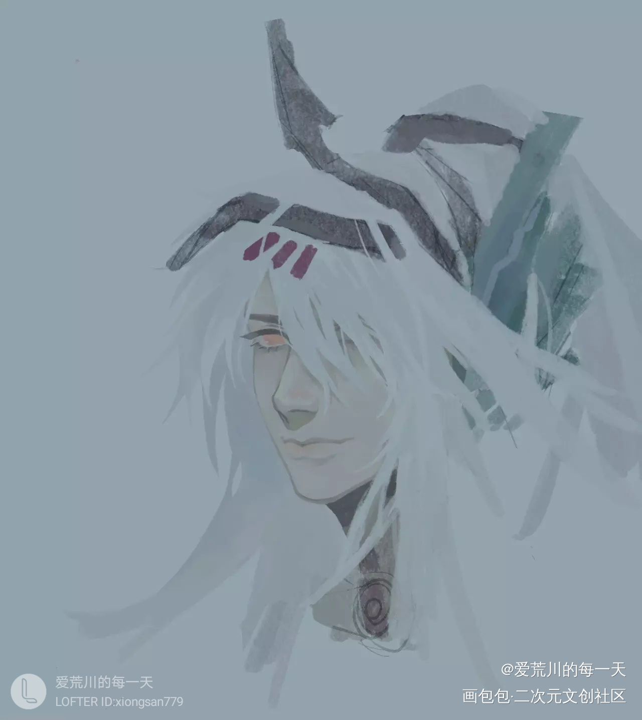 血鸭_凛雪鸦东离剑游纪绘画作品