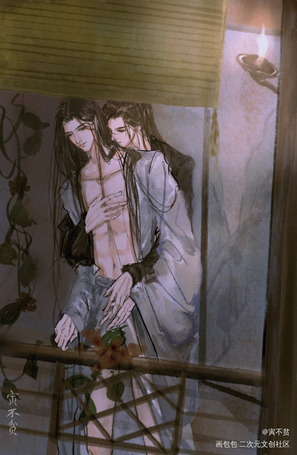 _杀破狼长庚顾昀没风格同人绘画作品