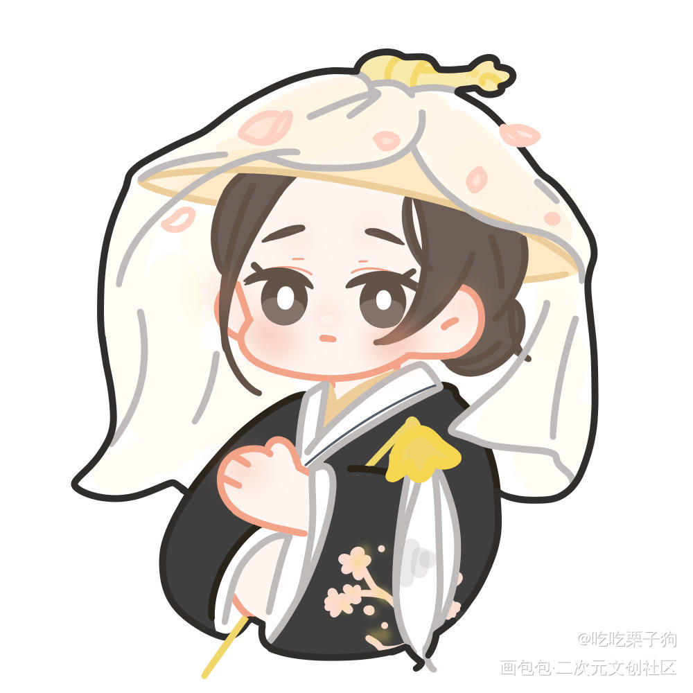 库存！_江南百景图罗素月平涂Q版头像绘画作品