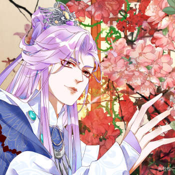 慕容宁_金光布袋戏慕容宁平涂插画同人绘画作品