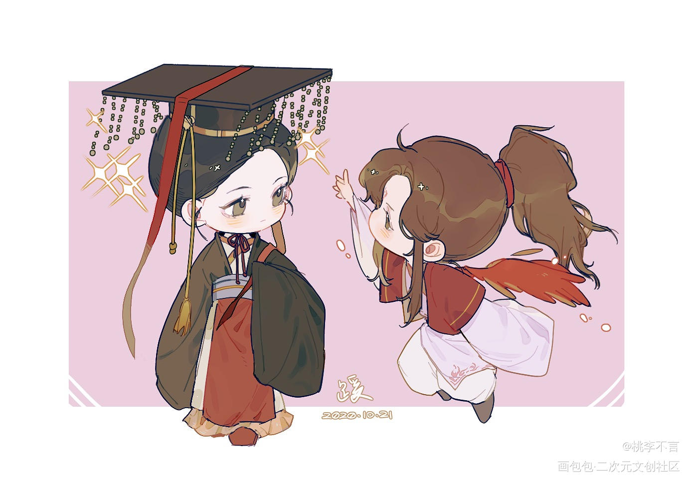 小玑灵鬼儿_烈火浇愁盛灵渊宣玑priest绘画作品