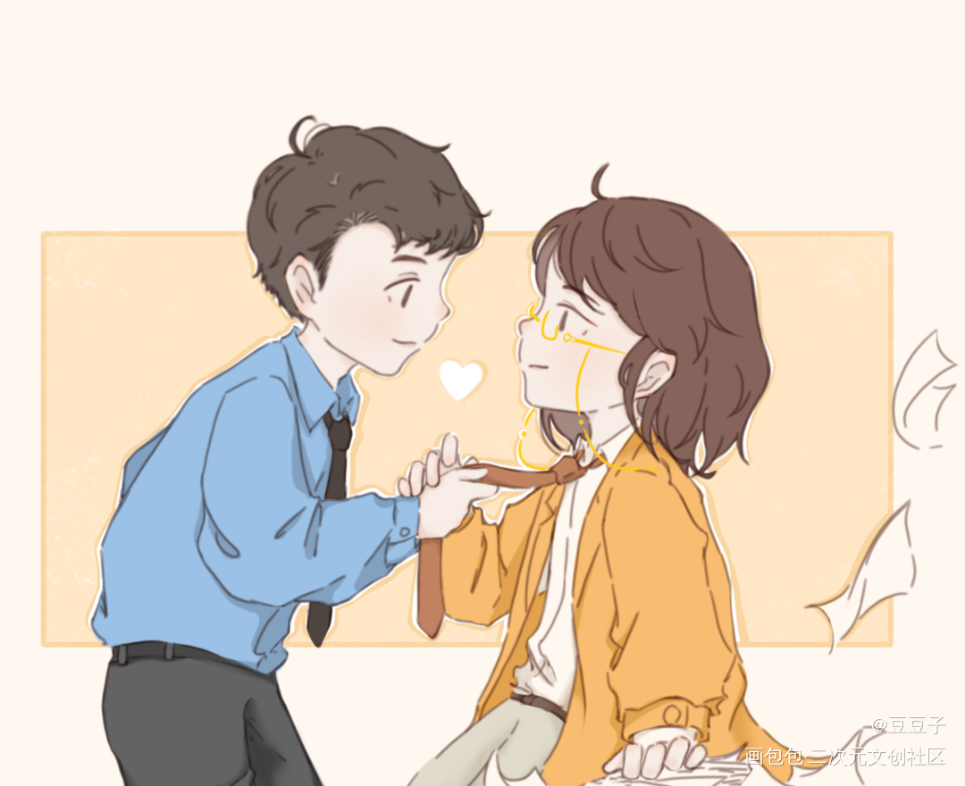 (*๓´╰╯`๓)_默读费渡骆闻舟Q版同人绘画作品