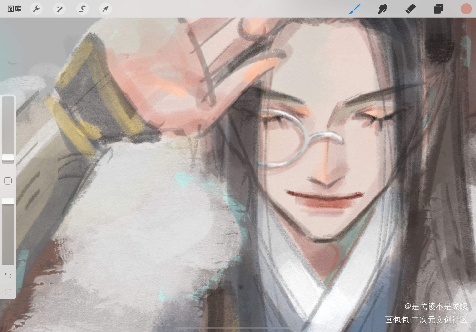 摸鱼_杀破狼顾昀绘画作品