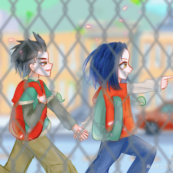 2021-12-177唯子兮兮兮成龙历险记成小玉平涂速写