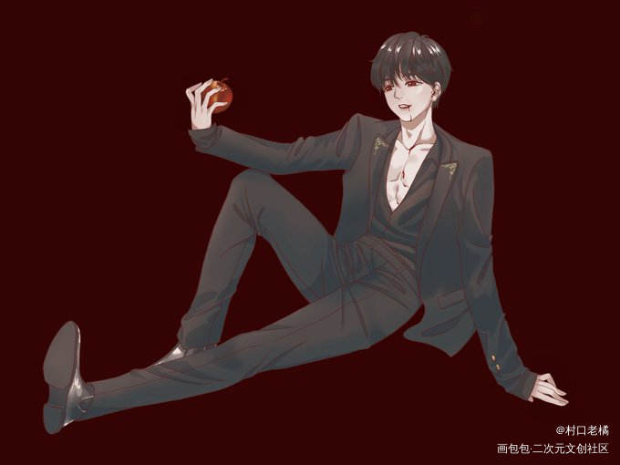 我的亲鹅子_豆原一成薄涂平涂插画JO1绘画作品