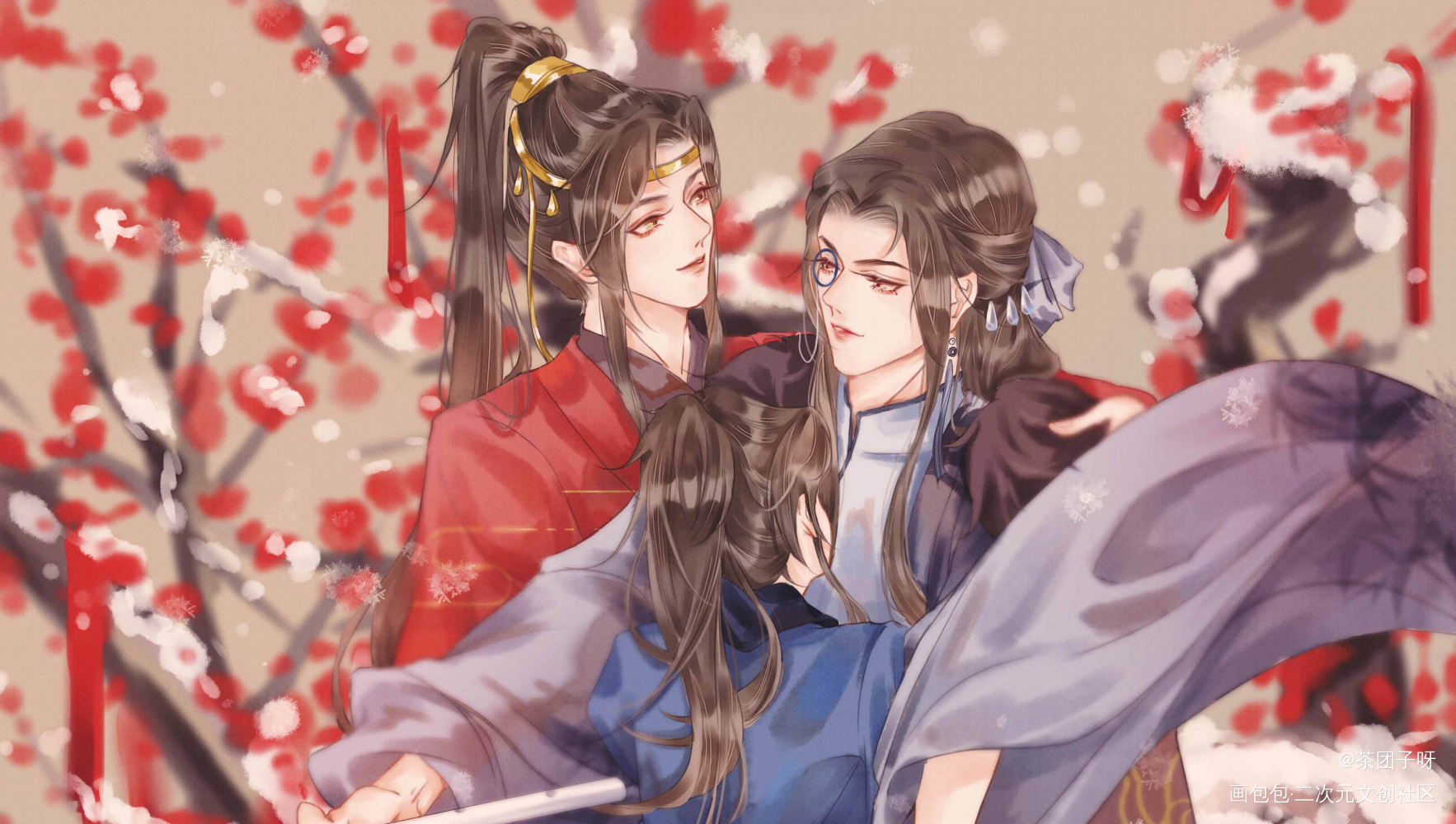 顾帅和他的小长庚，帝王庚_杀破狼长顾长庚顾昀古风平涂我要上首推插画同人绘画作品