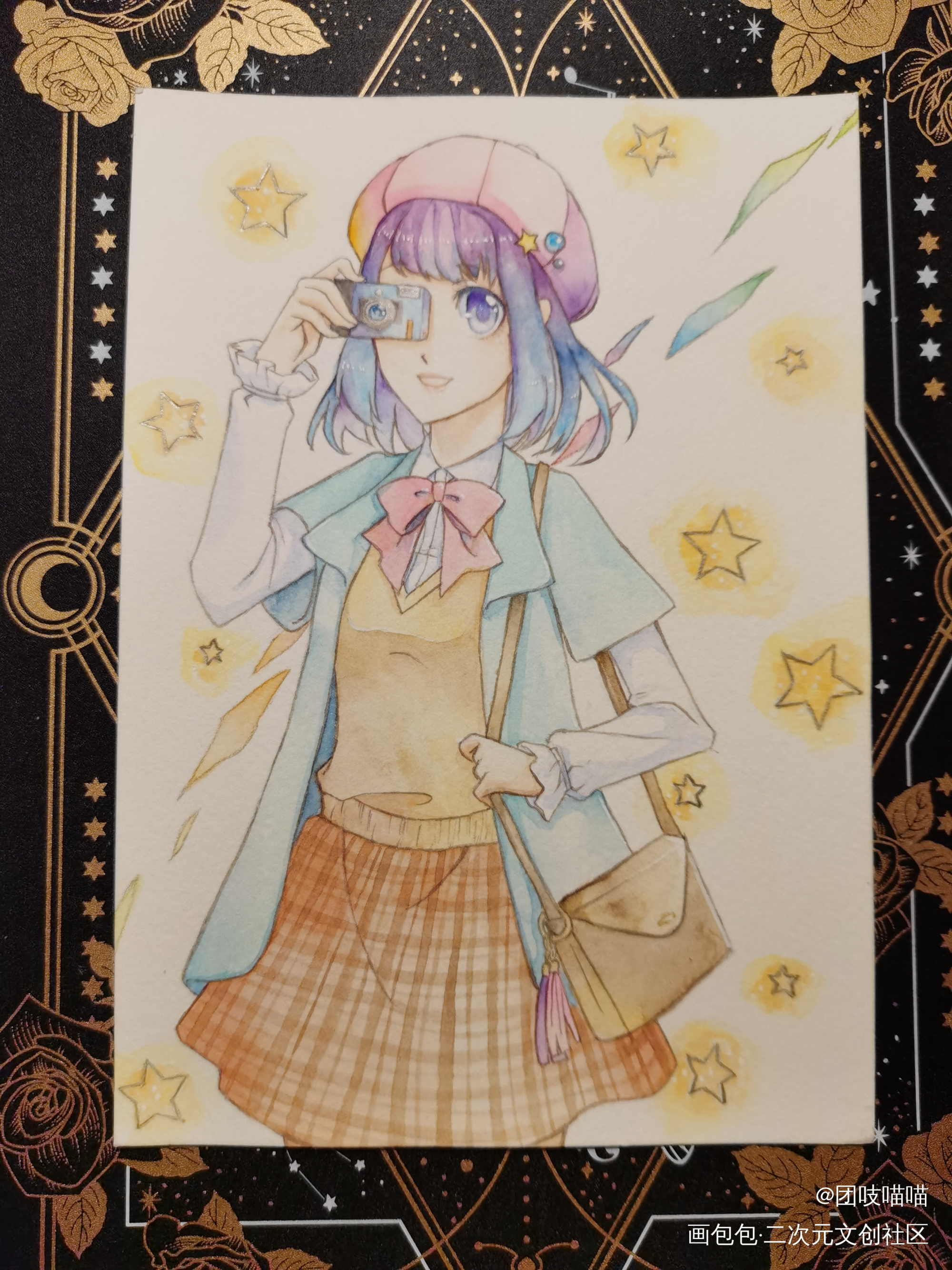 相机少女_原创绘画作品