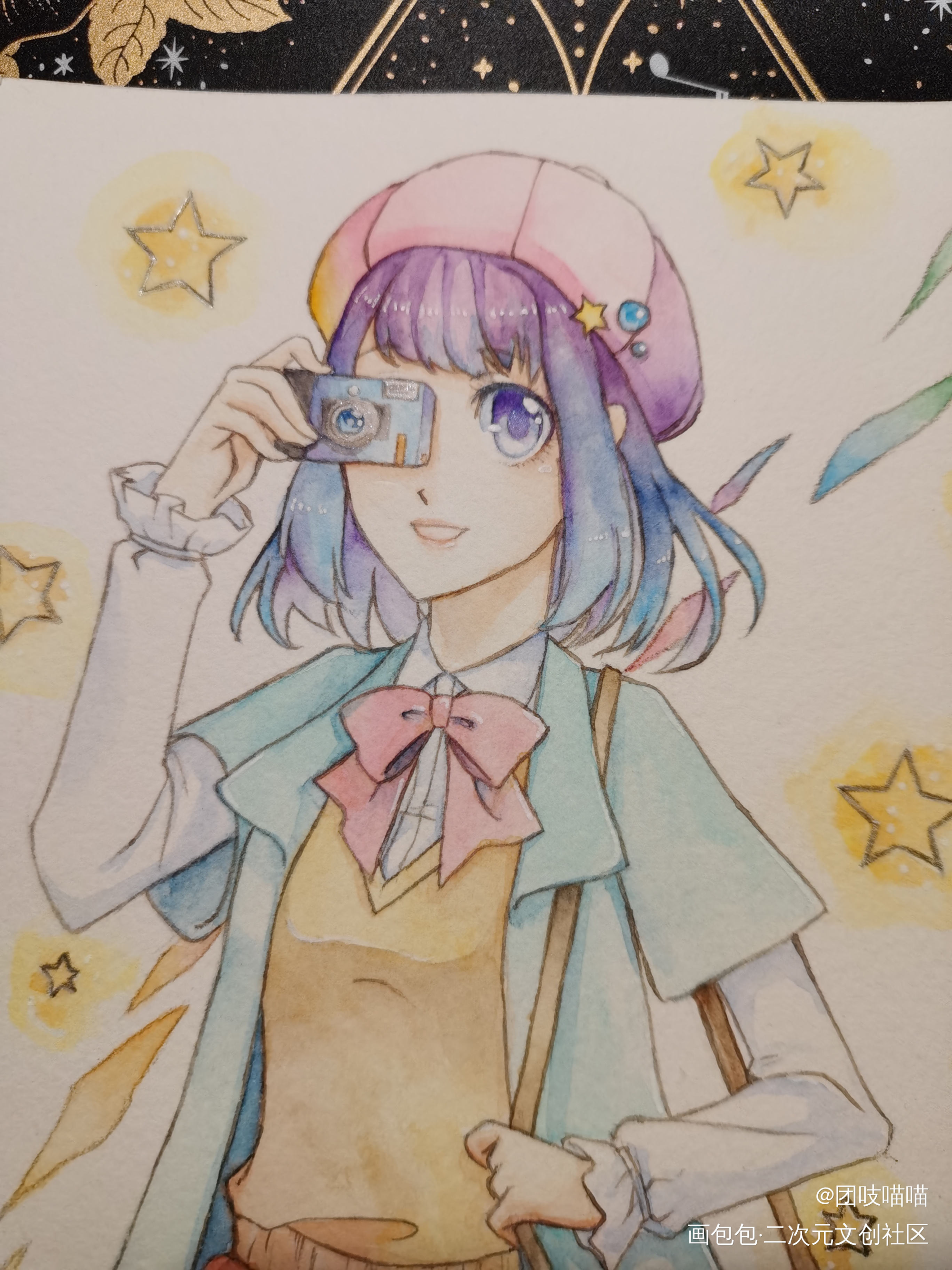 相机少女_原创绘画作品