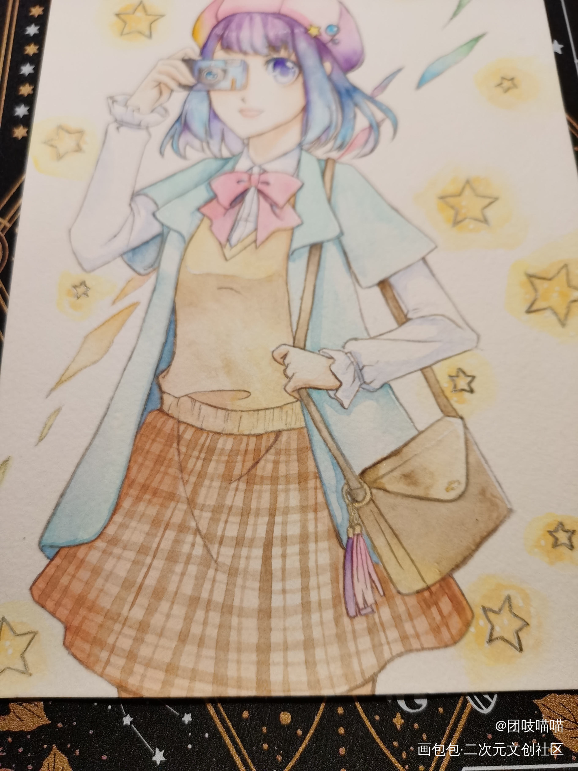 相机少女_原创绘画作品