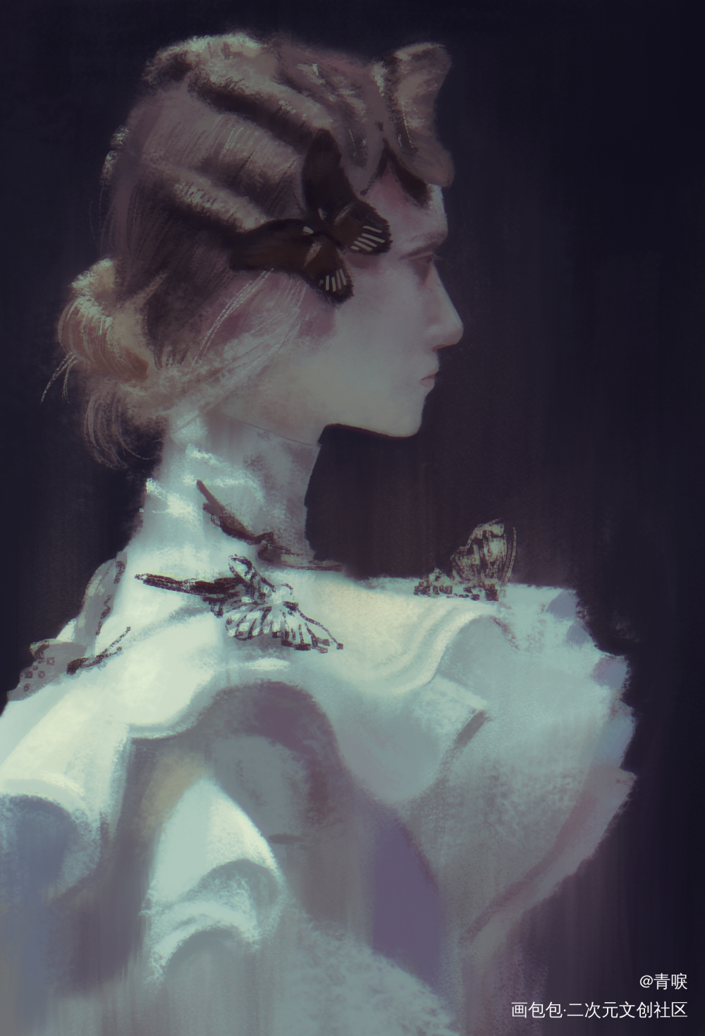 依旧是照片练习✔_照片练习真人照片绘画作品