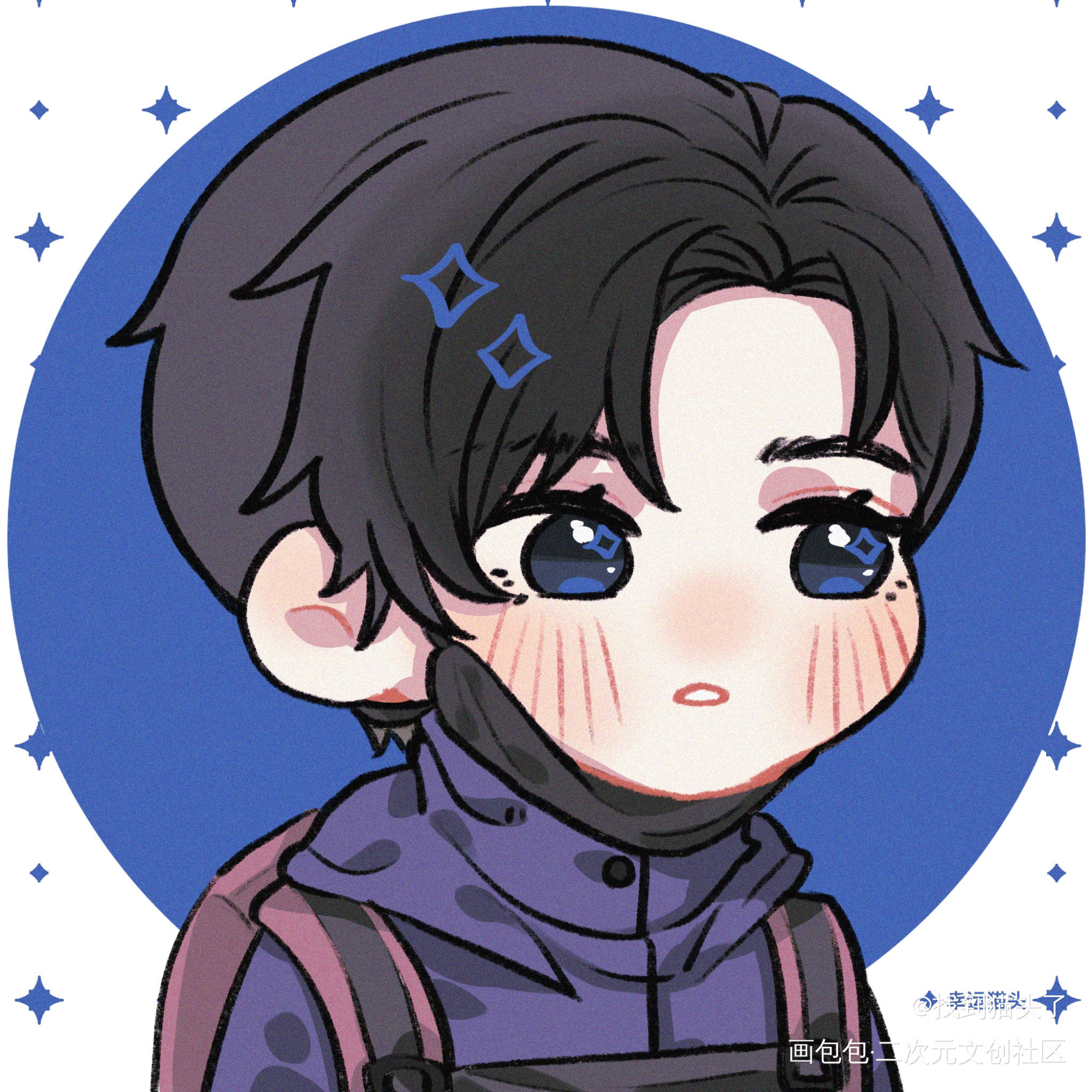 夏日限定的头像最后一组_188男团绘画作品