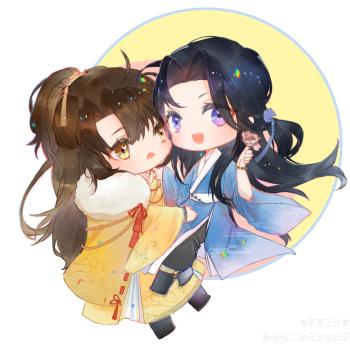 长顾_杀破狼长庚顾昀厚涂q版杀破狼广播剧绘画作品