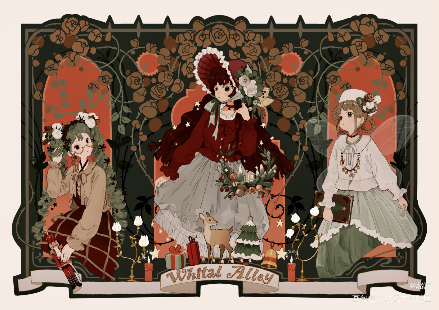 xmas_平涂我要上首推Lolita原创绘画作品