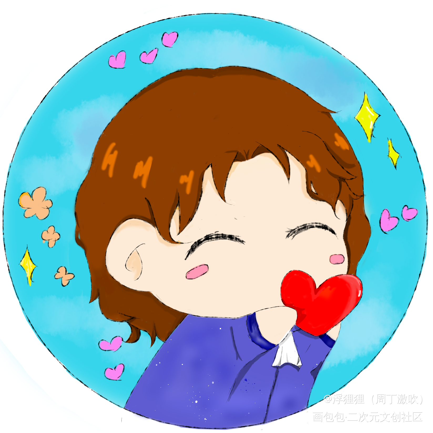 ღ( ´･ᴗ･` )比心_188男团宋居寒绘画作品