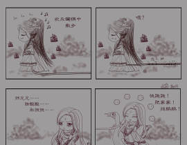 欢乐遛俏_绘画作品