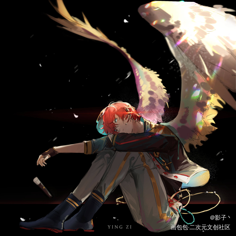 一彩小可爱_偶像梦幻祭天城一彩日系同人绘画作品