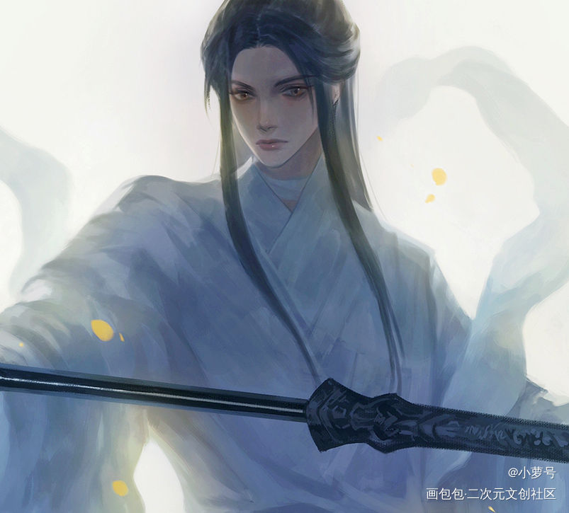 芳心_天官赐福谢怜厚涂插画同人绘画作品