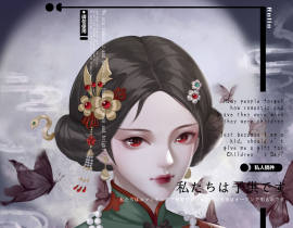蝶蝶子。_绘画作品