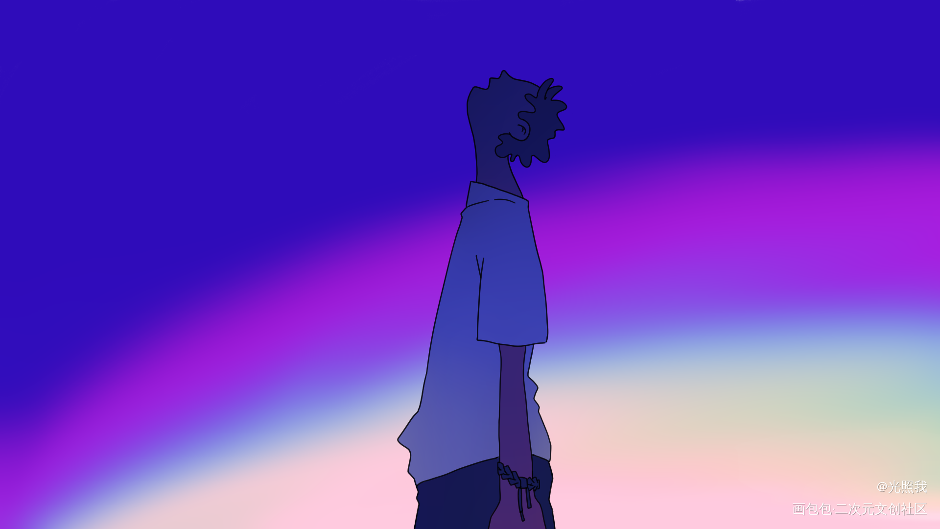 夜里无星_原创绘画作品