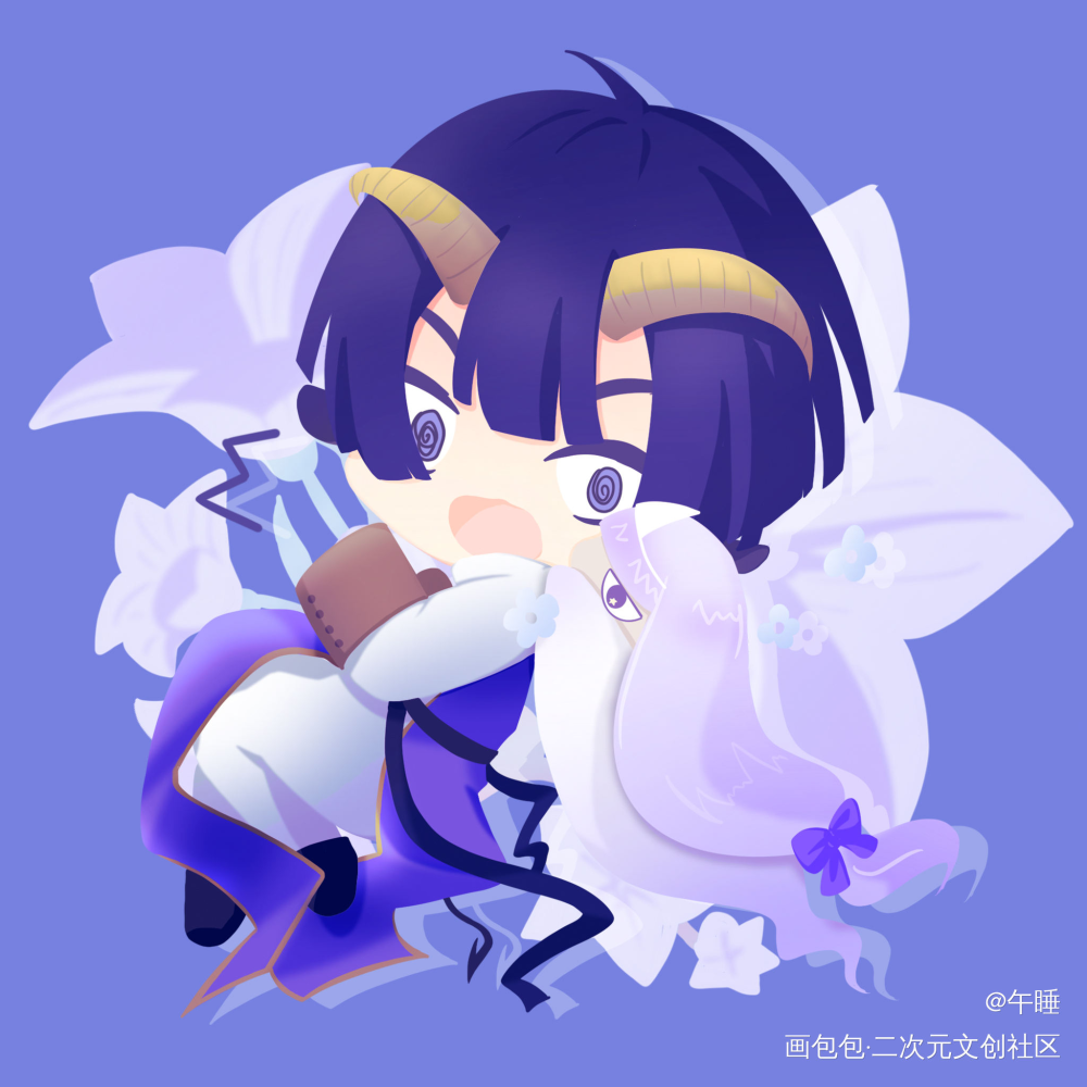 恶魔牧师！_在魔王城说晚安绘画作品