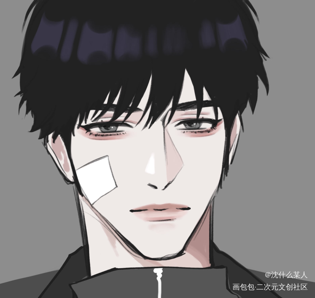求求让我过画师认证我想开摊啊啊_落不下段琰段锐厚涂同人闻劭绘画作品