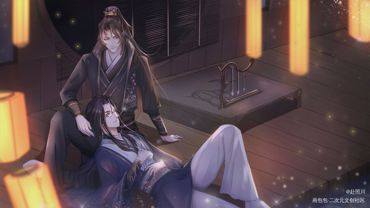 杀破狼_杀破狼顾子熹长庚顾昀平涂日系我要上首推头像插画同人priest绘画作品
