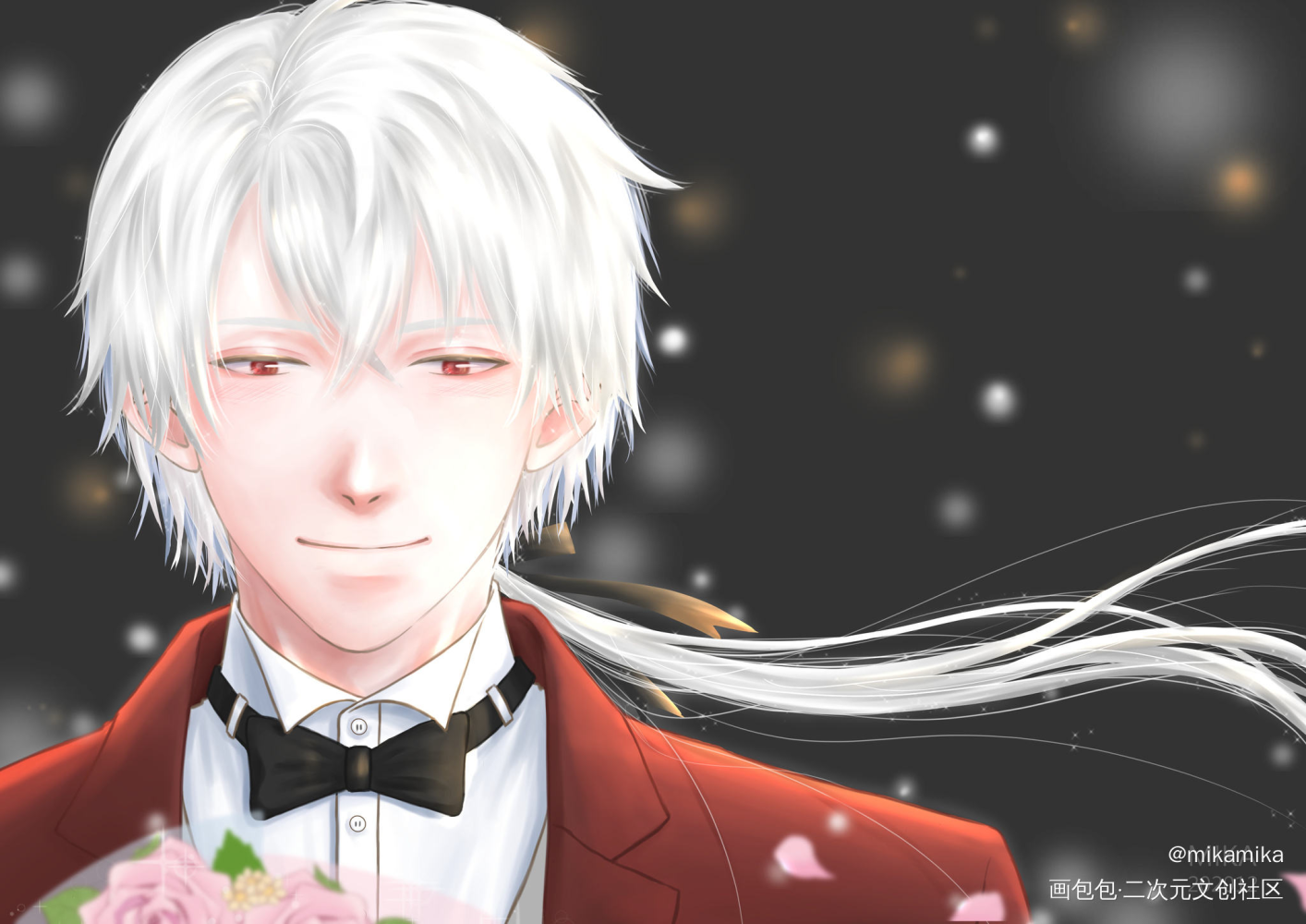 Merry Christmas_MysticMessenge神秘信使柳賢Zenmm日系Christmas插画同人Mystic绘画作品