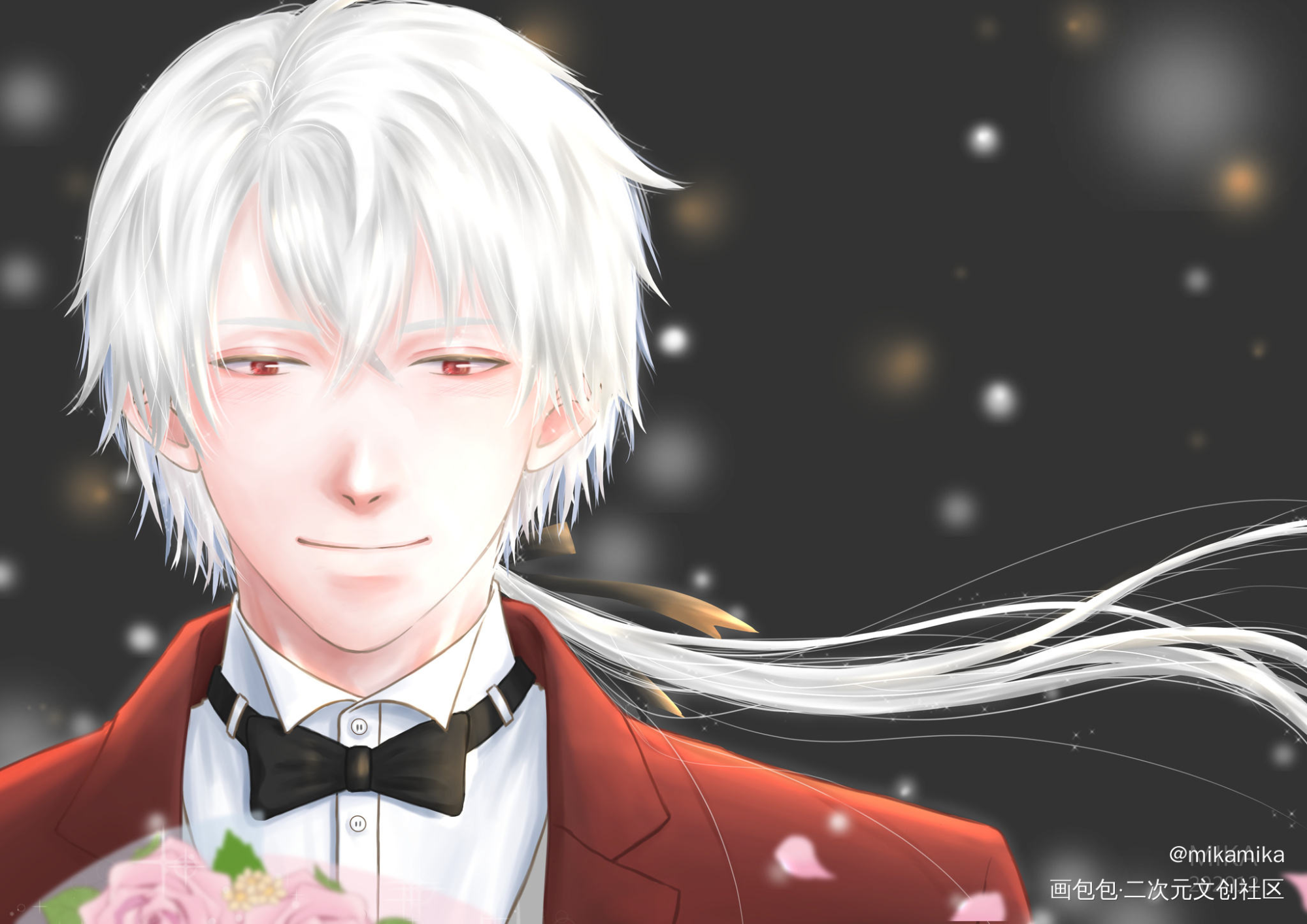 Merry Christmas_MysticMessenge神秘信使柳賢Zenmm日系Christmas插画同人Mystic绘画作品