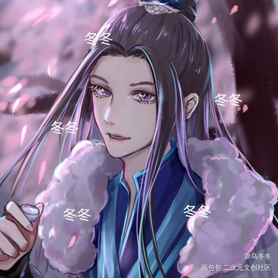 单子_古风古风平涂日系求配文我要上首推头像插画同人绘画作品