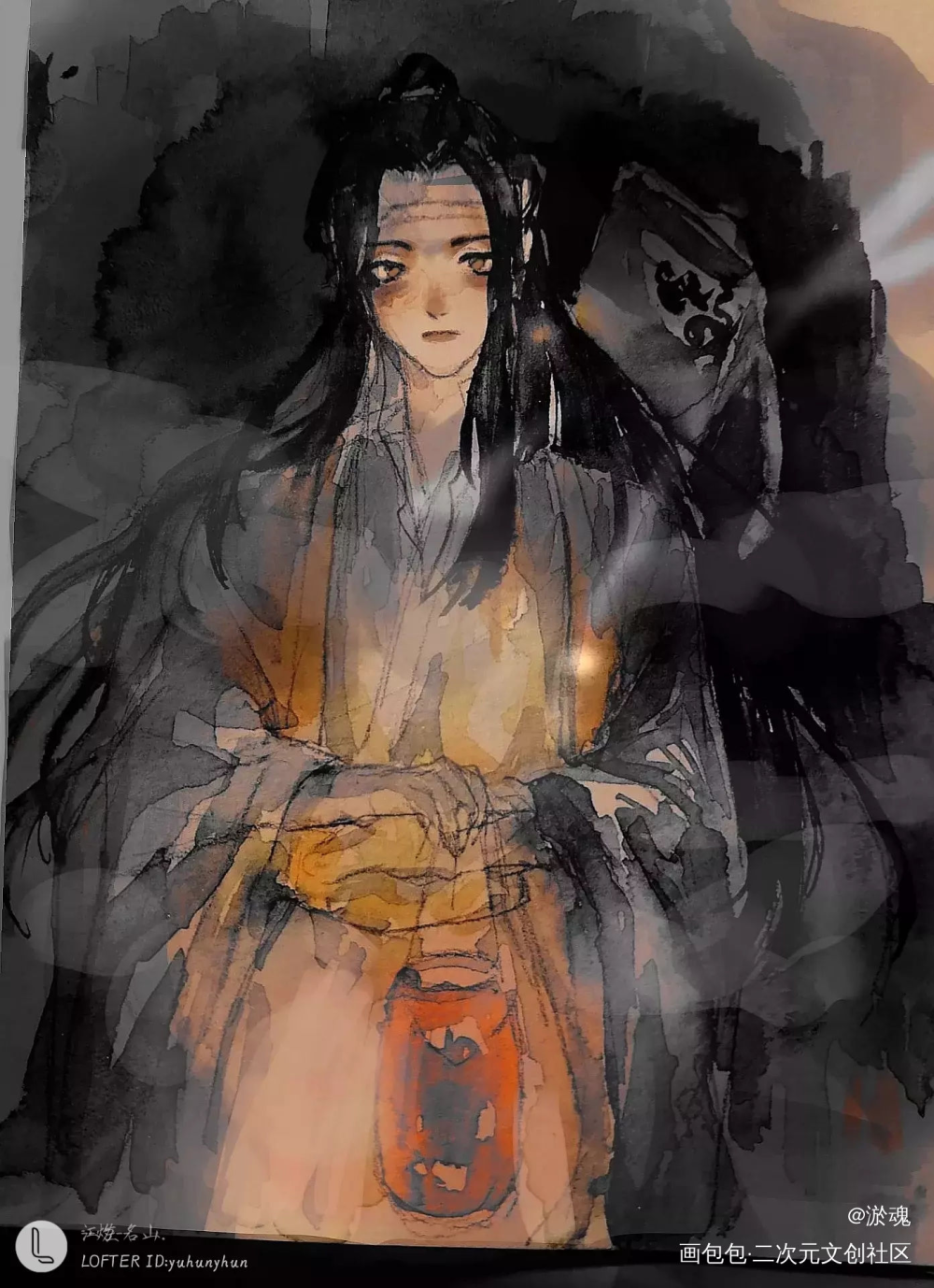 _魔道祖师蓝忘机我要上首推同人绘画作品