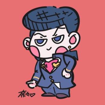 jojo的奇妙冒险东方仗助jojo绘画作品