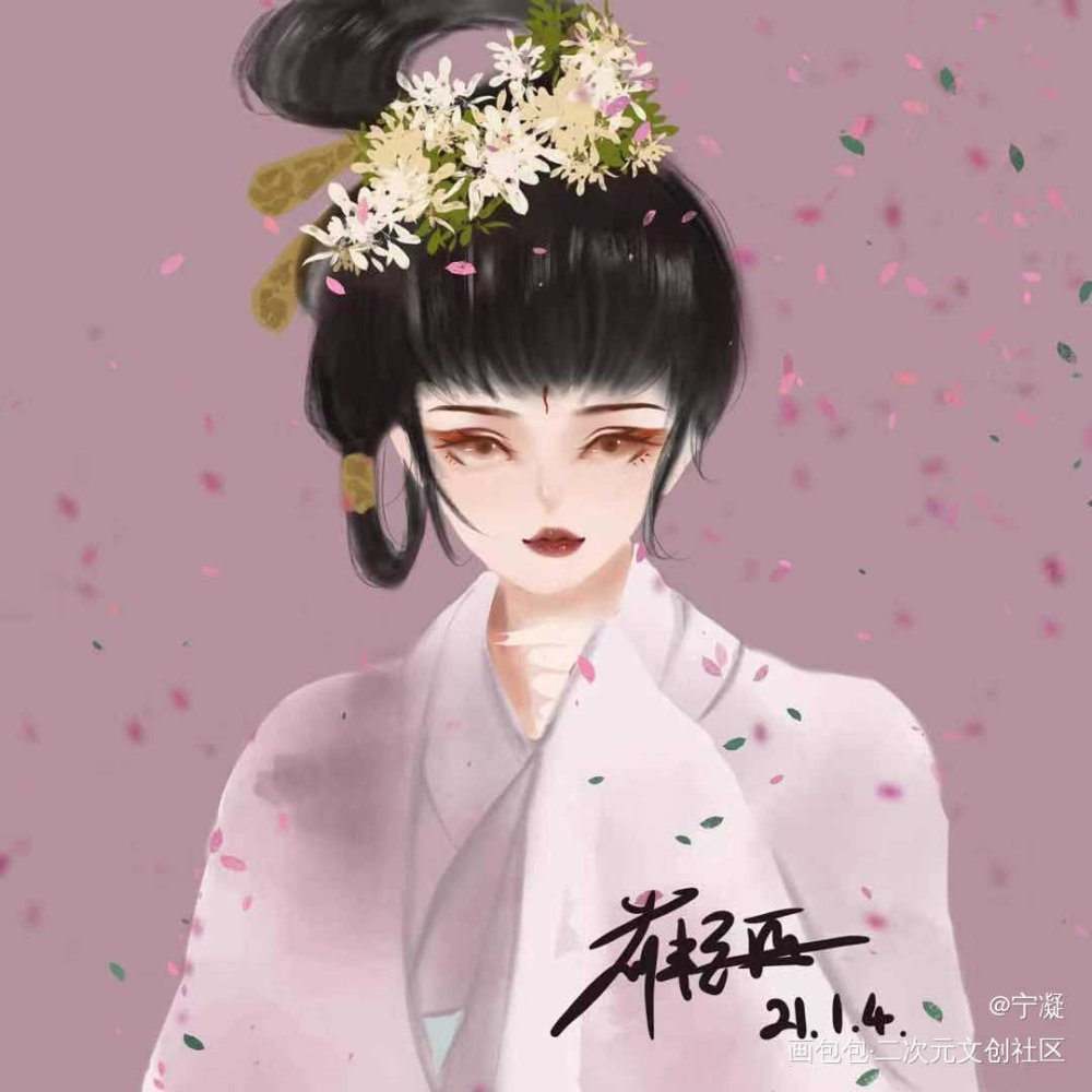 古风小美人er_古风procreate约稿绘画绘画作品