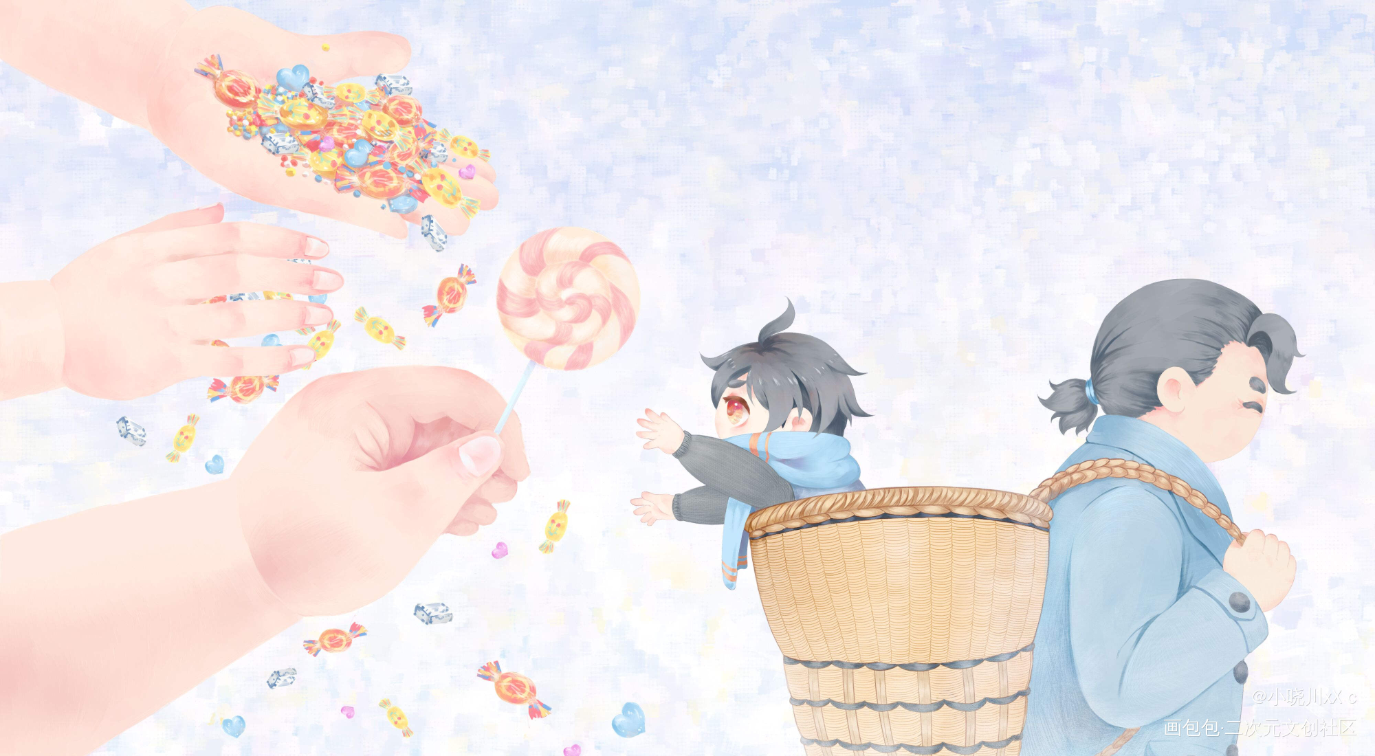 【原创绘画】——给予_厚涂求点评我要上首推插画原创原创绘画作品