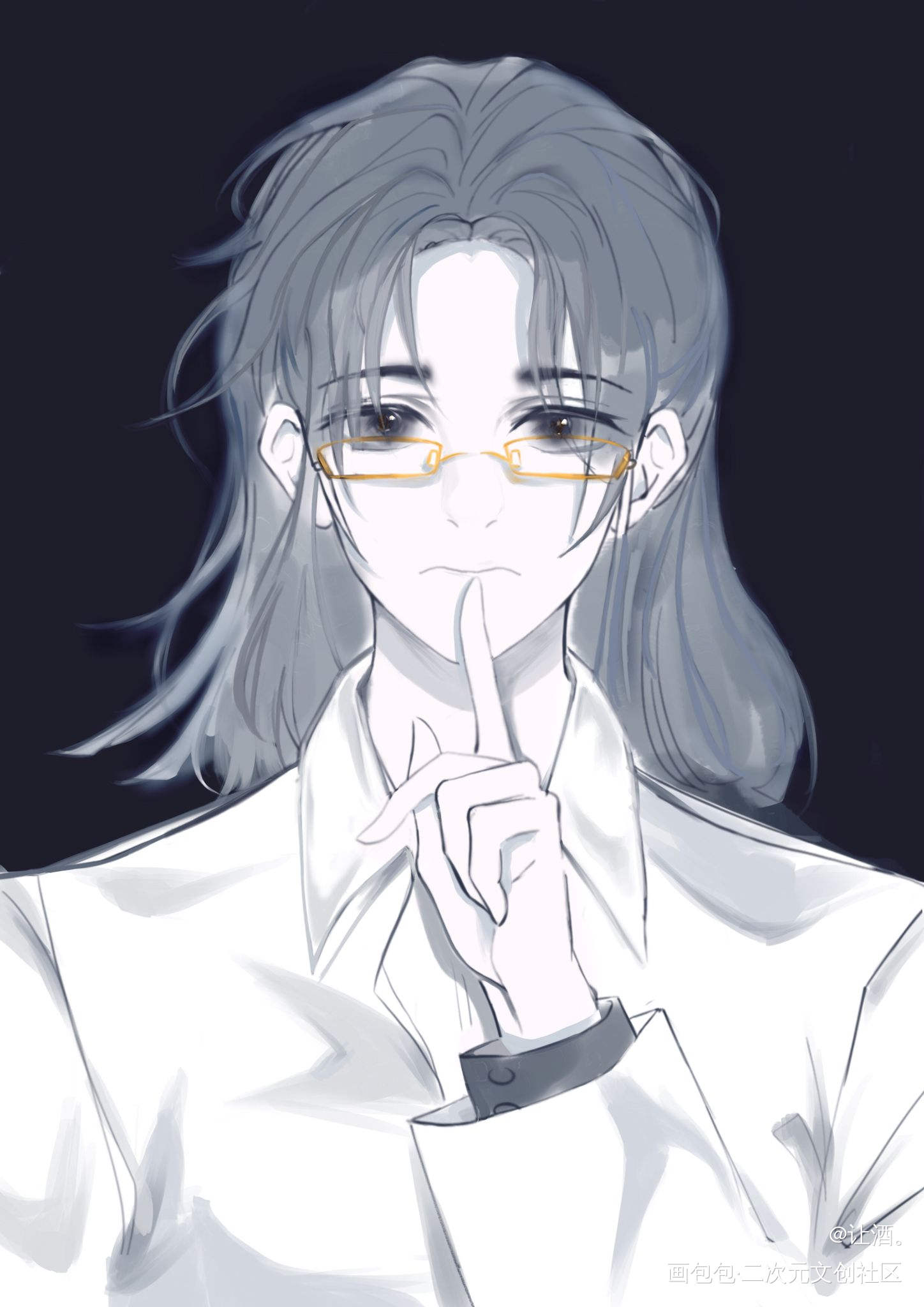 默读_默读费渡绘画作品