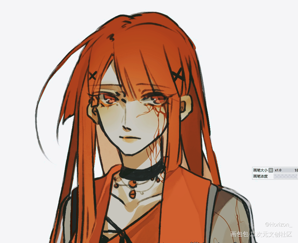 我家小姑娘_oc绘画作品