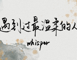 遇到过最温柔的人Whisper_绘画作品