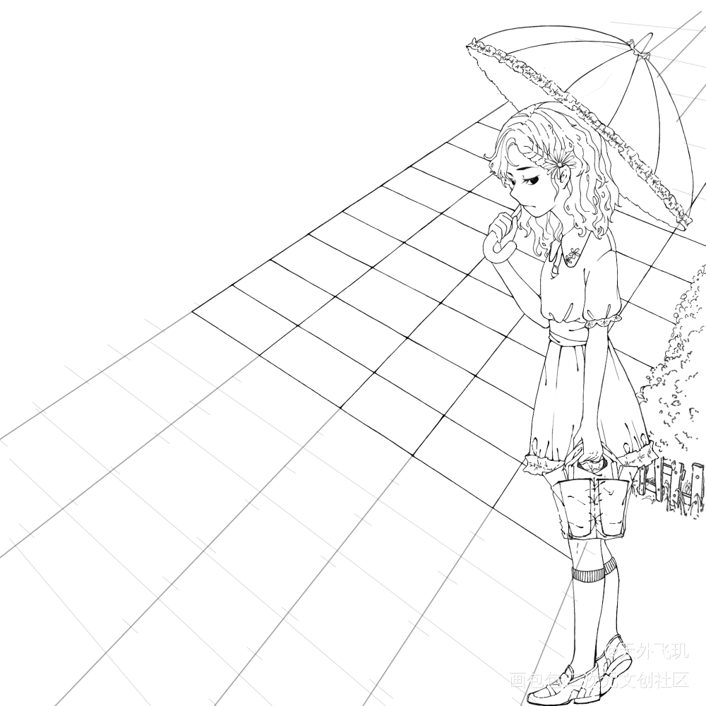 要亡了_线稿原创绘画作品