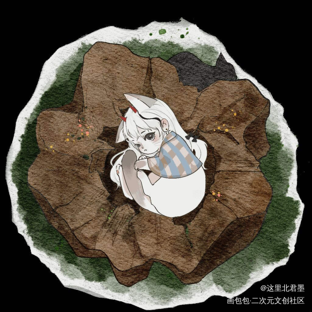 《嗷呜嗷呜》四季一览_平涂Q版求点评求配文我要上首推动图原创作品原创设计原创原创ococ绘画作品