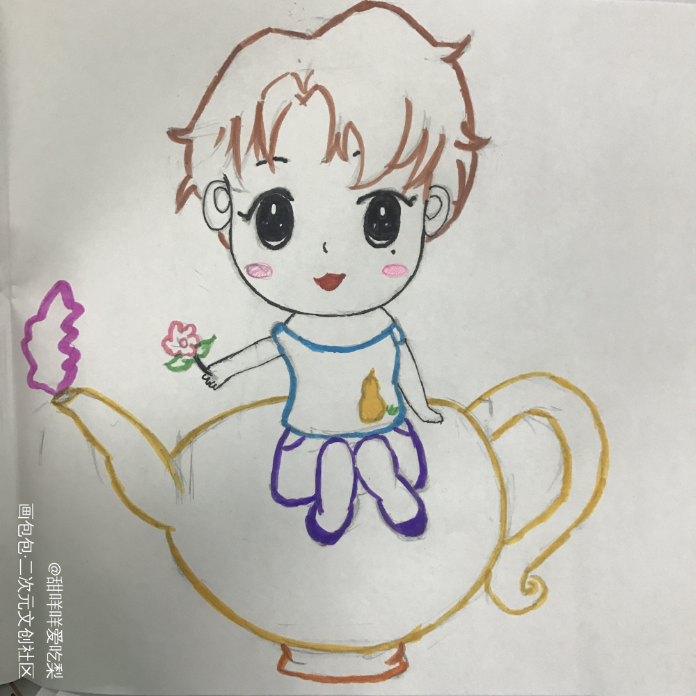 茉莉甜辛！_谁把谁当真赵锦辛Q版绘画作品