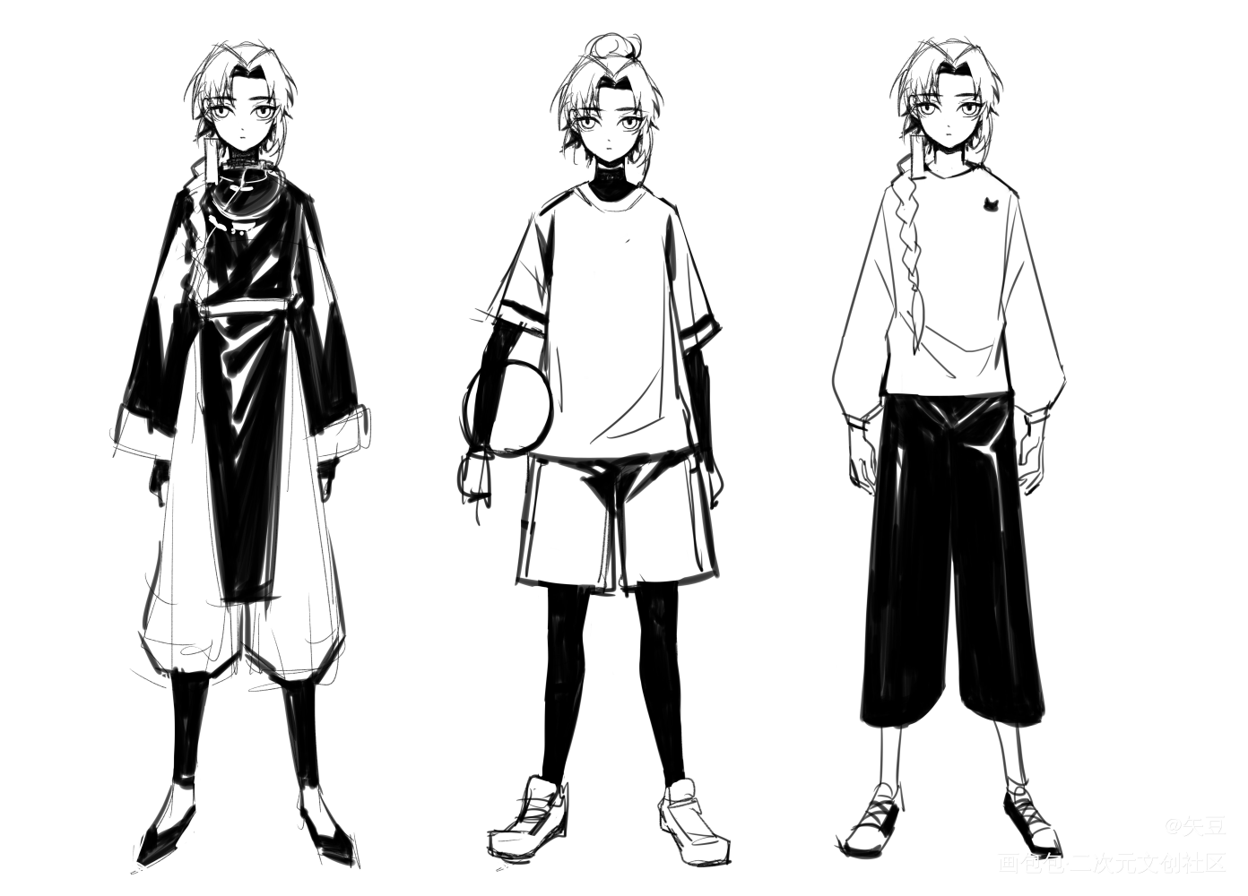 _红绡ococ绘画作品