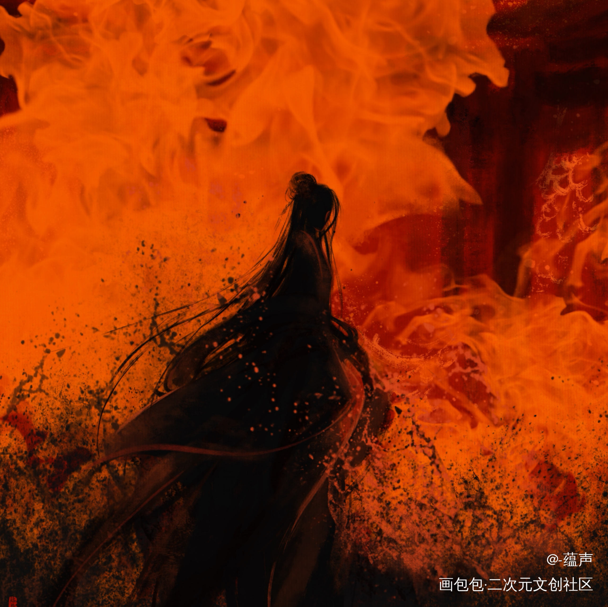 醉倒狂歌中……无须问功名……_将进酒李剑霆绘画作品