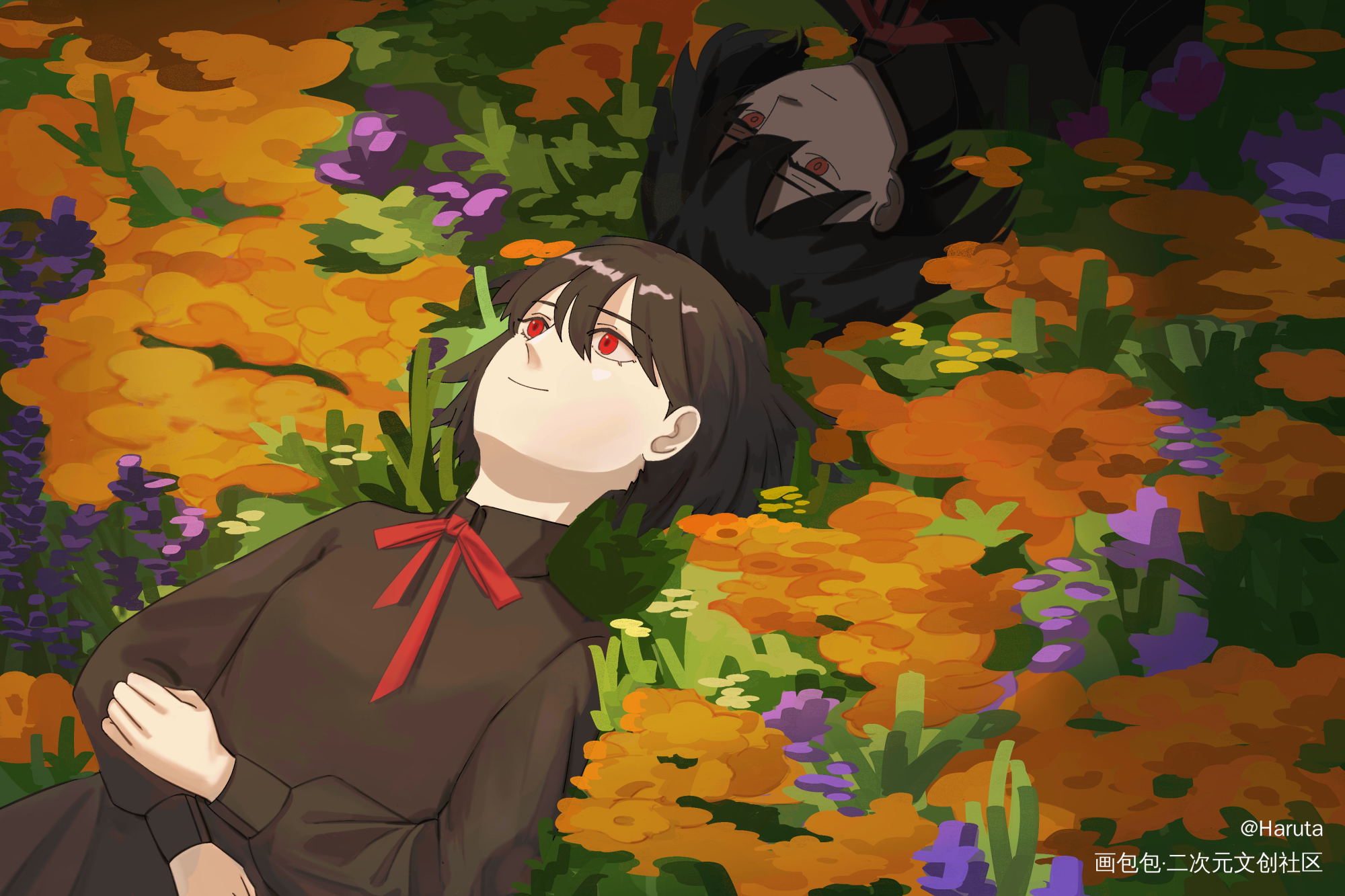-_日系插画原创原创oc绘画作品