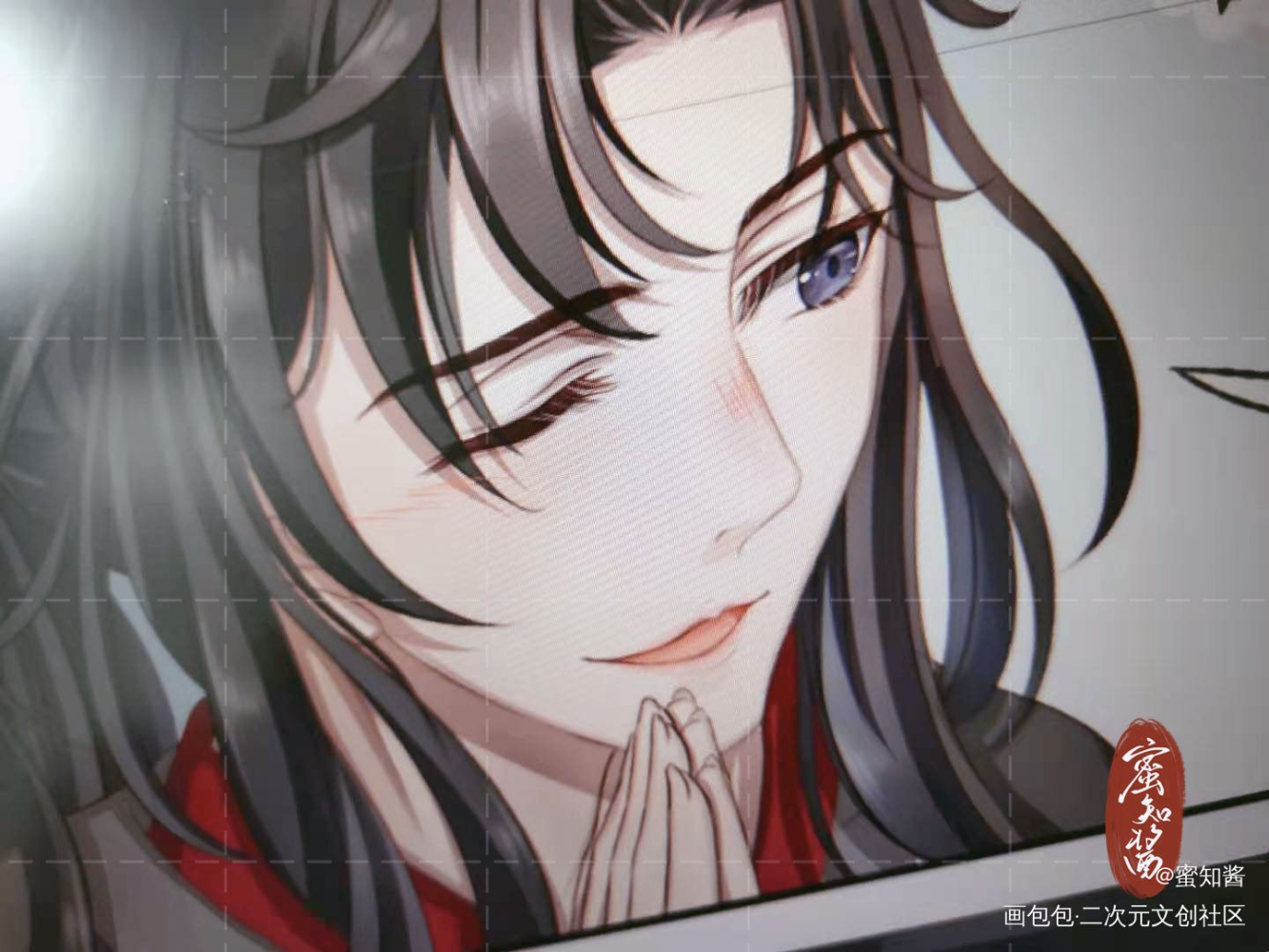 _魔道祖师忘羡蓝忘机魏无羡魏无羡蓝忘机平涂我要上首推插画同人条漫魔道祖师，天官赐福魔道祖师等绘画作品