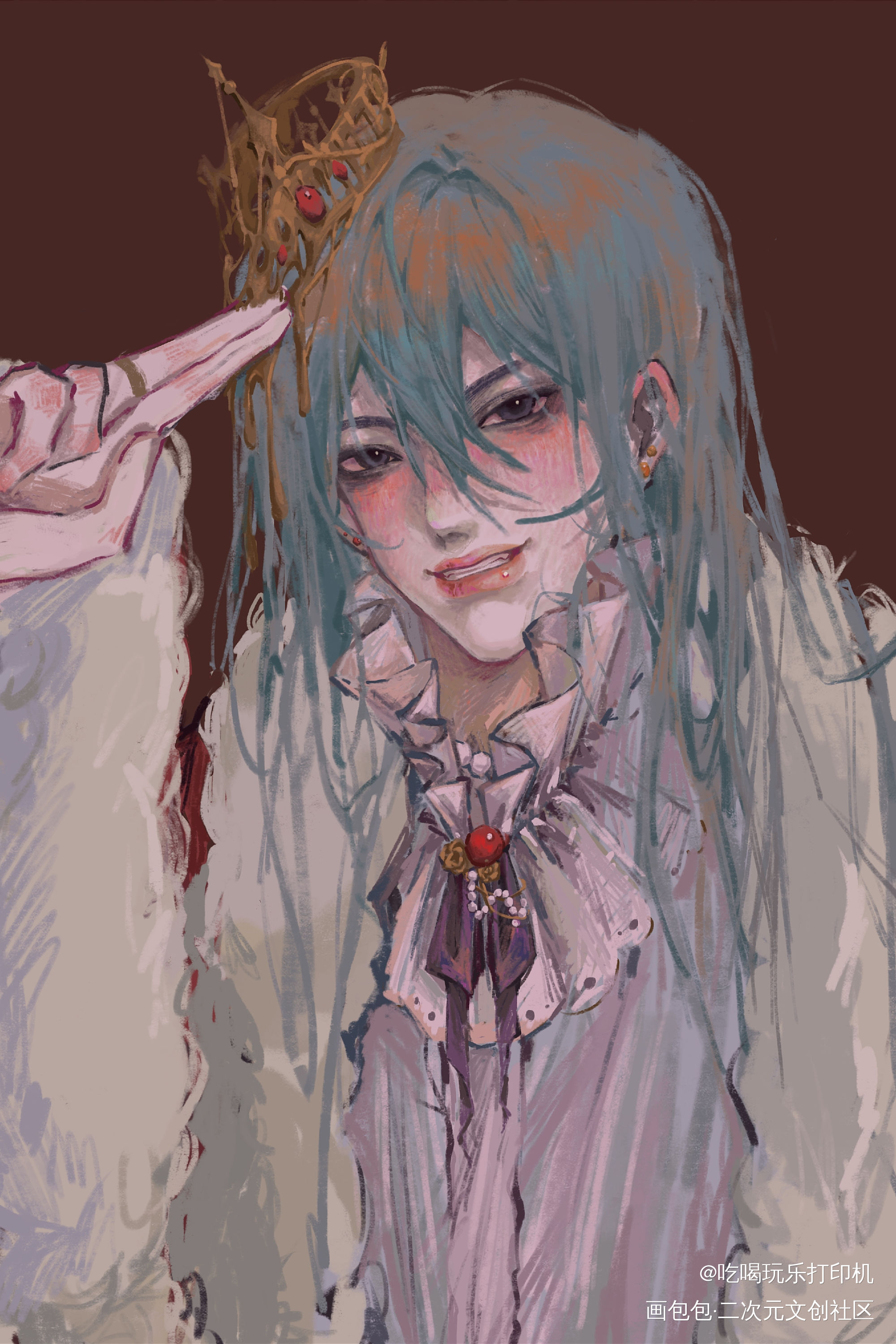 摸摸崽_oc绘画作品