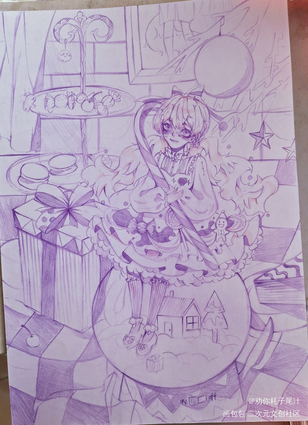之前的……_手绘原创oc绘画作品