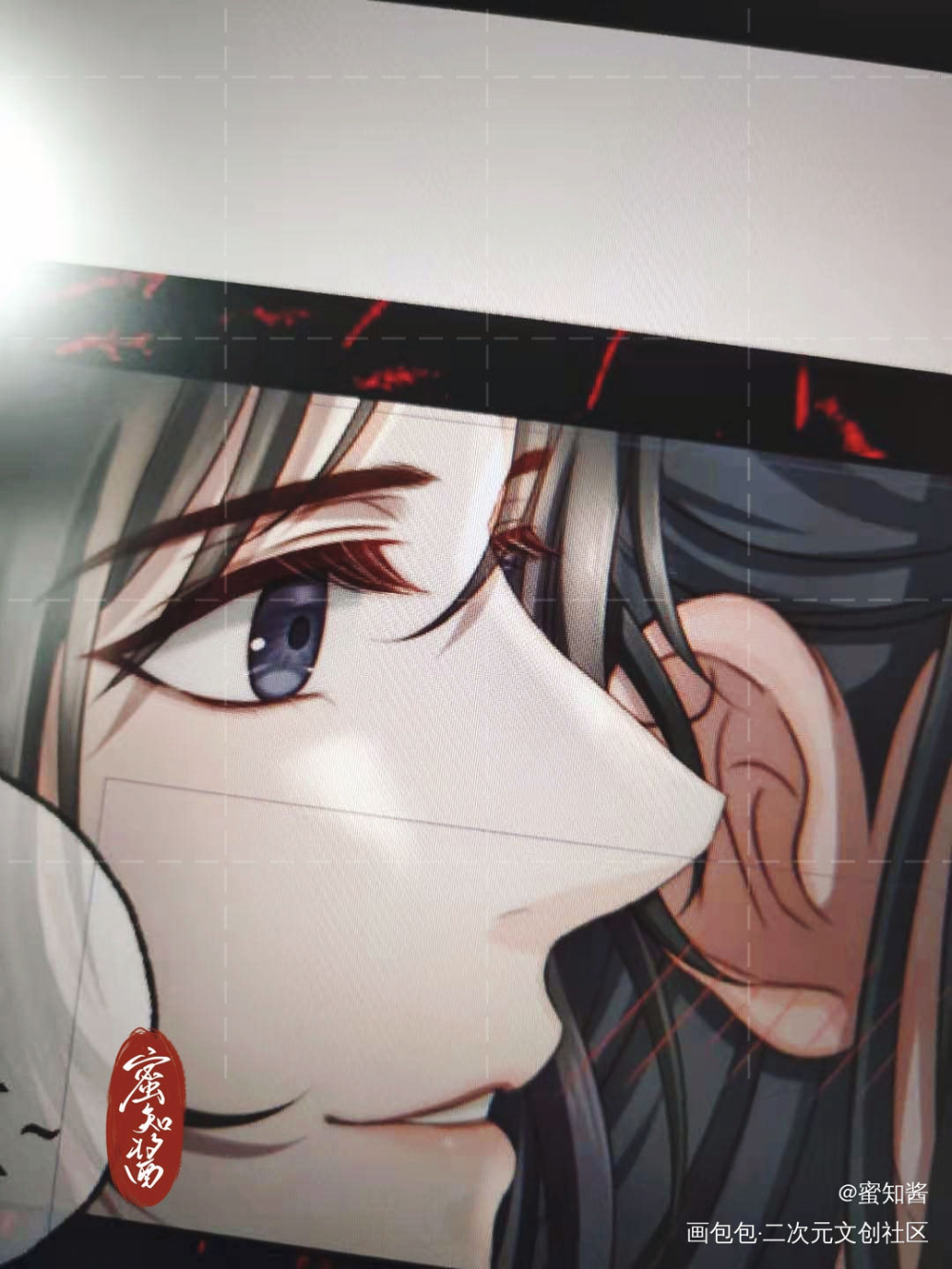 蓝忘机生贺漫画剧透之二(多图)_魔道祖师忘羡蓝忘机，魏无羡蓝忘机魏无羡魏无羡蓝忘机平涂日系Q版我要上首推插画同人条漫魔道祖师，天官赐福绘画作品