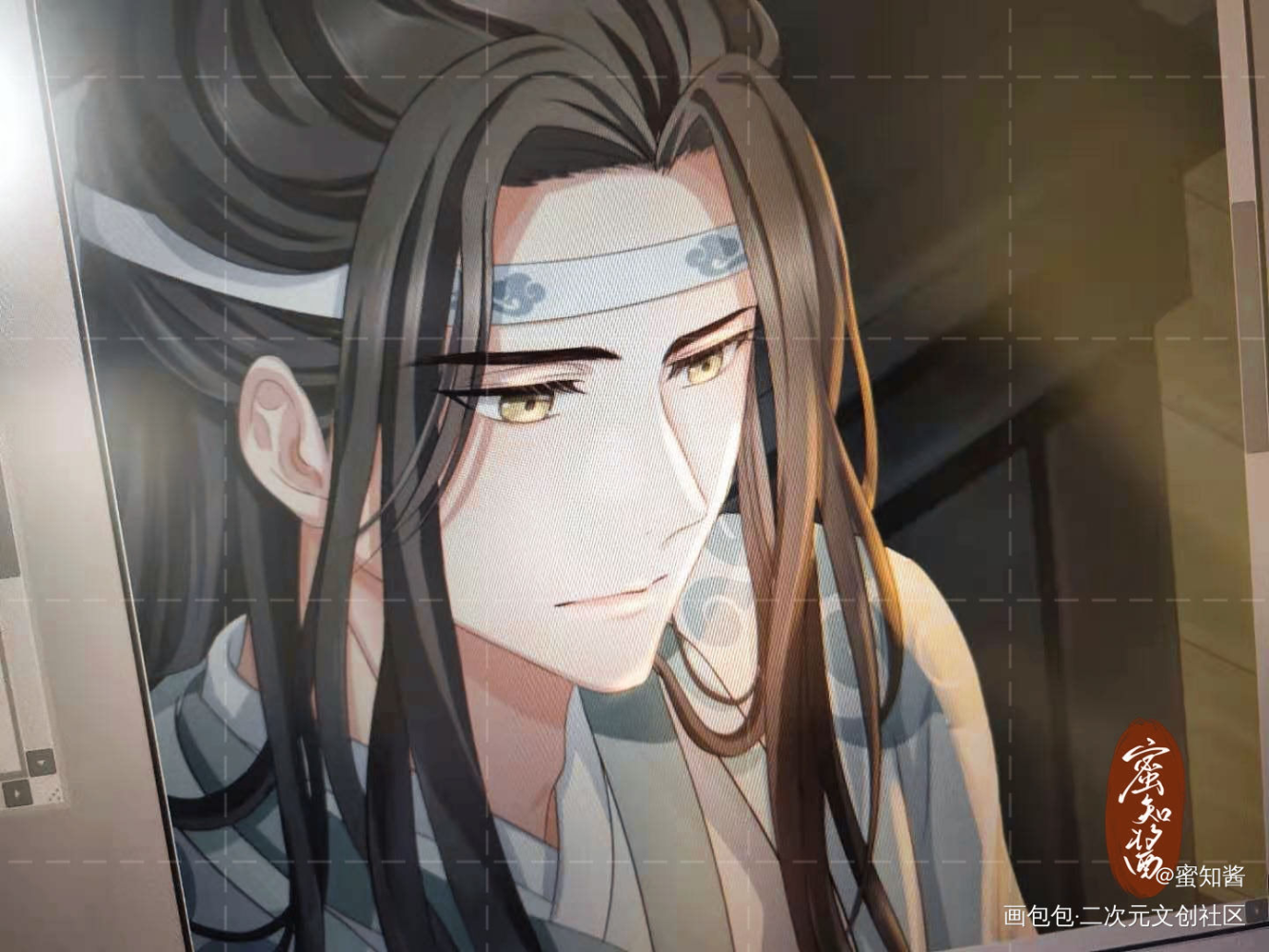 蓝忘机生贺漫画剧透之二(多图)_魔道祖师忘羡蓝忘机，魏无羡蓝忘机魏无羡魏无羡蓝忘机平涂日系Q版我要上首推插画同人条漫魔道祖师，天官赐福绘画作品