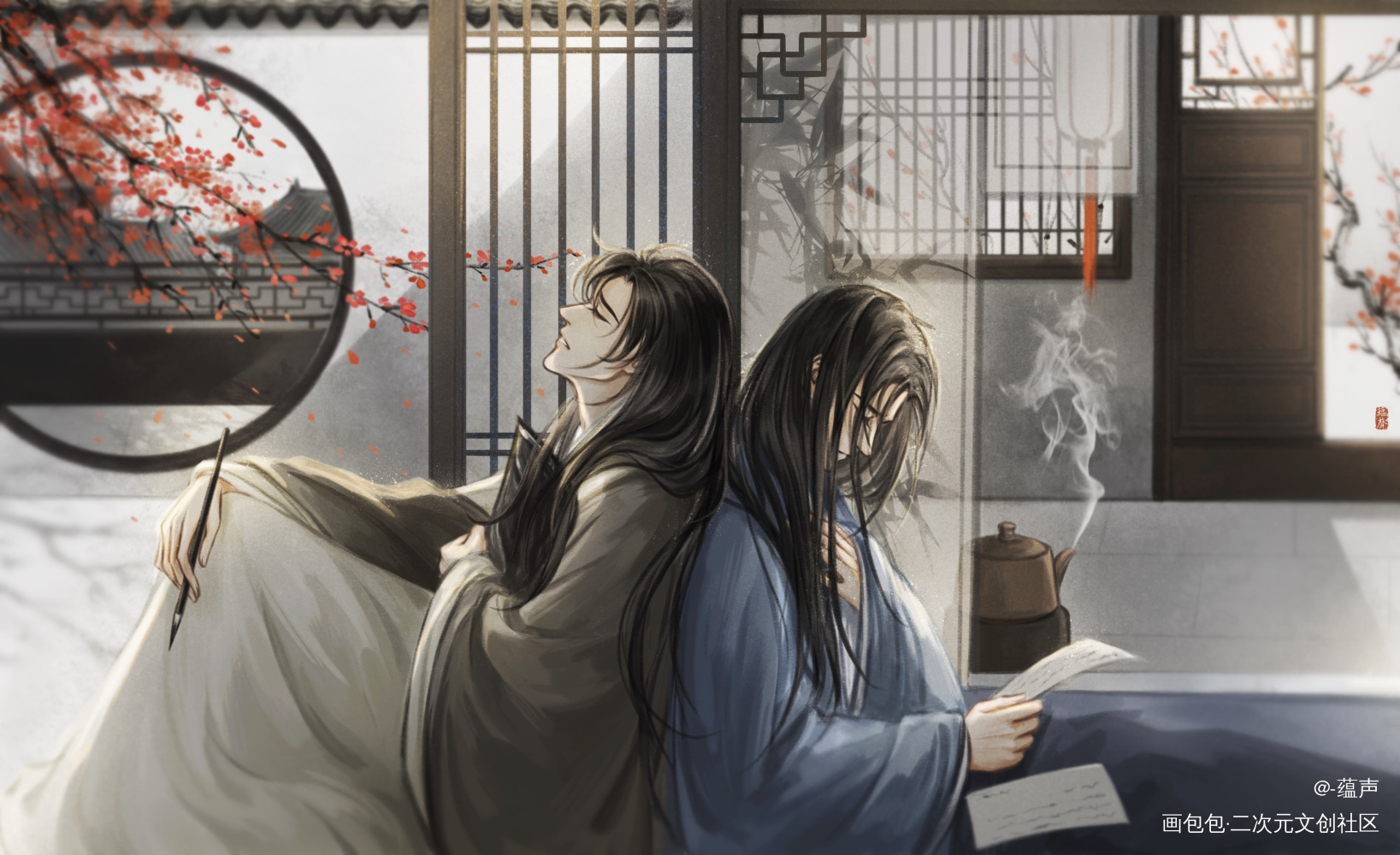 ［隆安元年］_杀破狼长庚顾昀绘画作品