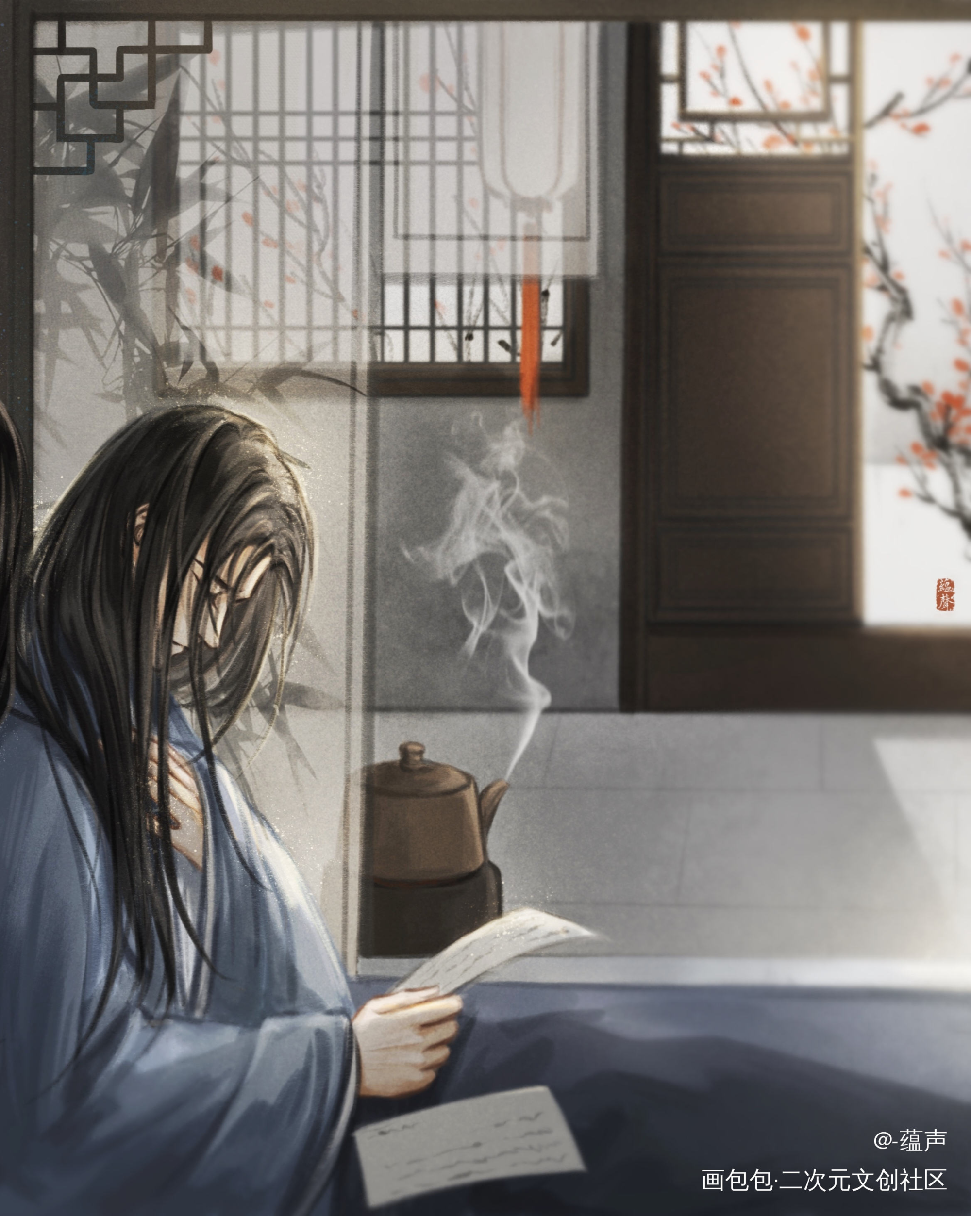 ［隆安元年］_杀破狼长庚顾昀绘画作品